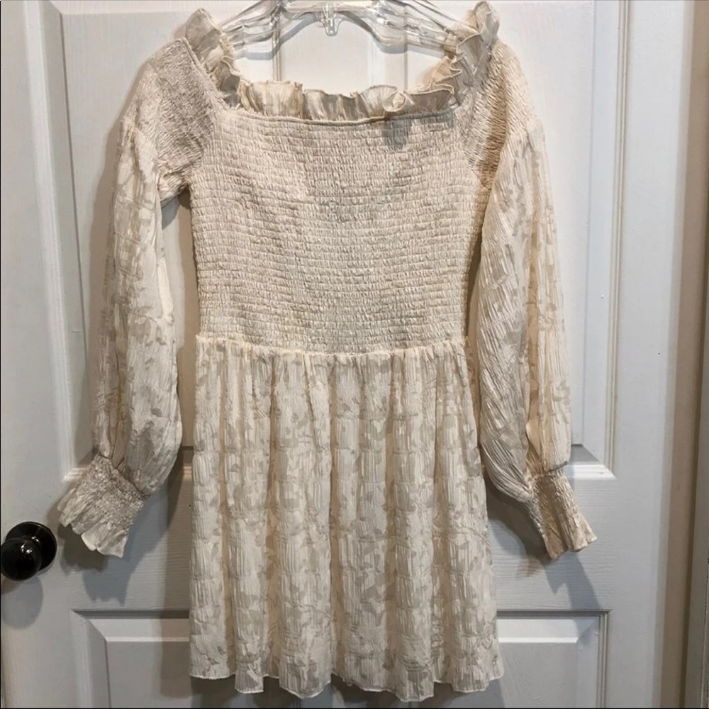 HerringsStone's Cream Dress sz L